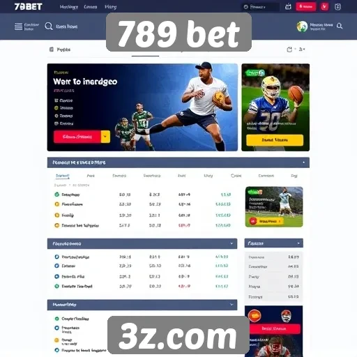 Interface do usuário e navegação no site 789 bet
